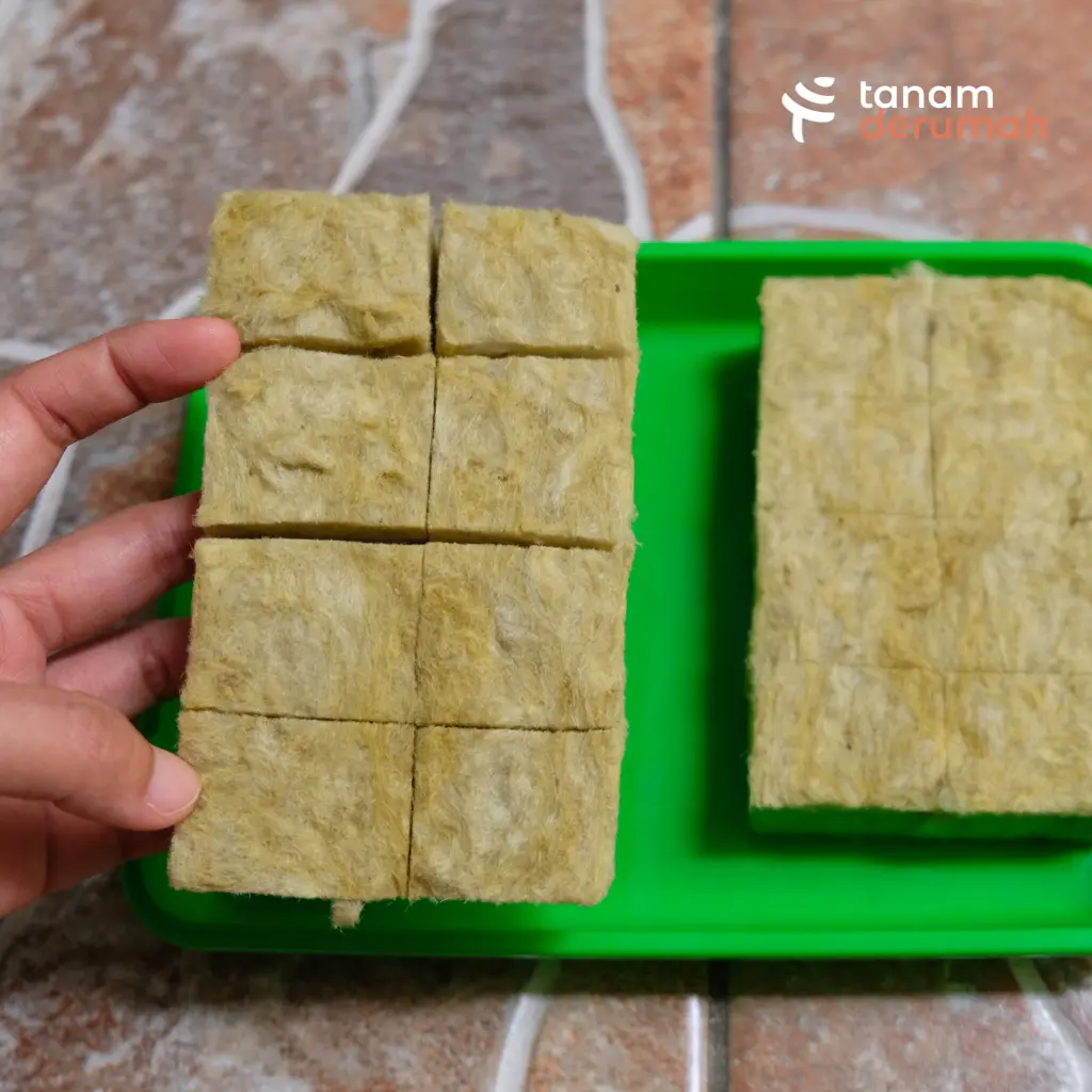 Media Tanam Rockwool - Tanamderumah